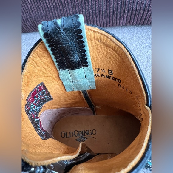 Old Gringo 7.5 B Iron Eagle Western Cowboy Boots Ankle Booties mother day Easter - Picture 4 of 6